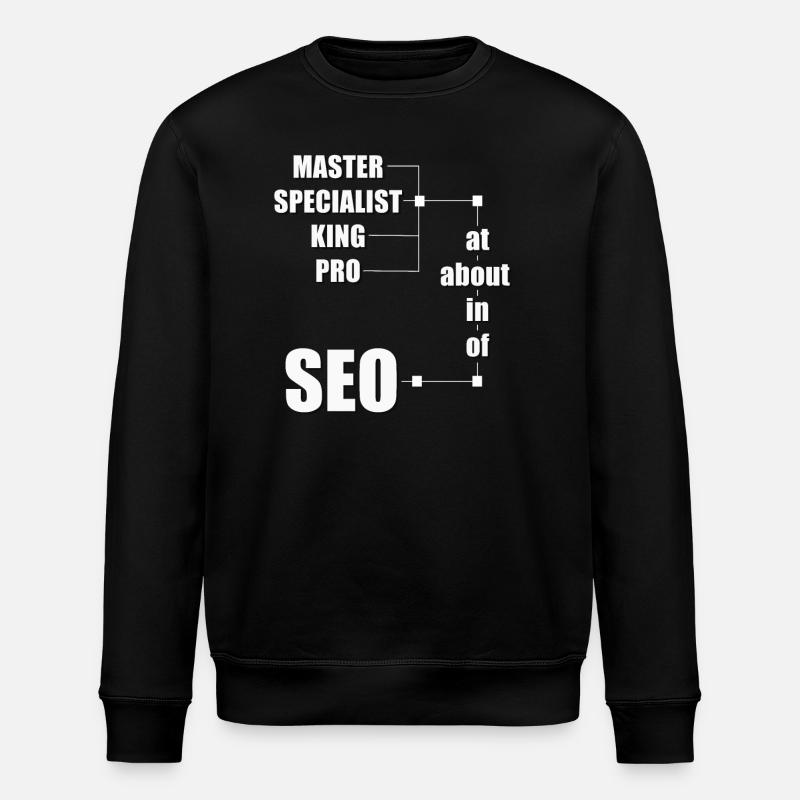 SEO - Marketing - Stanley/Stella ROLLER Unisex Organic Sweatshirt - black