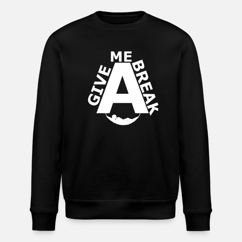 Pause - Sweat bio ROLLER Stanley/Stella Unisexe - noir