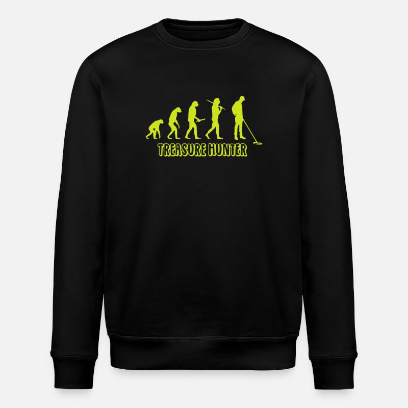 Detectorists Evolution - Stanley/Stella ROLLER Unisex Organic Sweatshirt - black