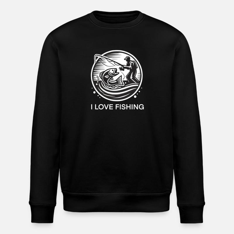 J’adore la pêche - Sweat bio ROLLER Stanley/Stella Unisexe - noir