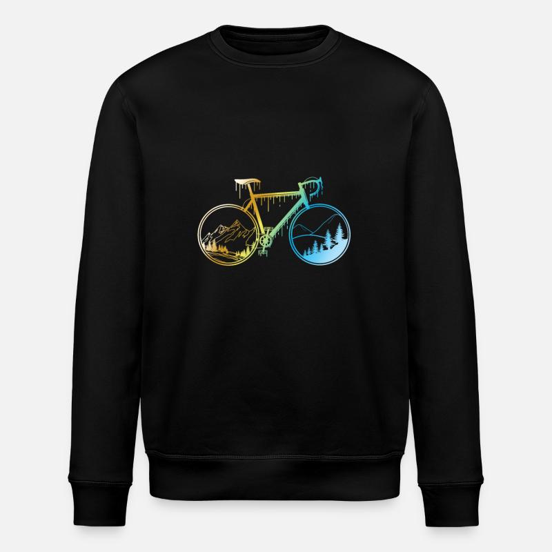 Conception de vélo de gravier - Sweat bio ROLLER Stanley/Stella Unisexe - noir