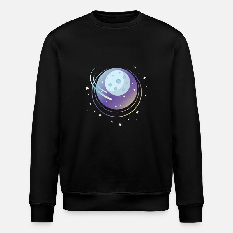 Comet design - Stanley/Stella ROLLER Unisex Organic Sweatshirt - black