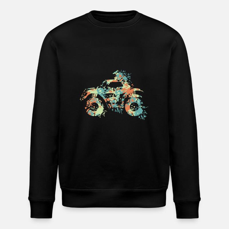 Quad ATV Splash - Stanley/Stella Unisex Bio-Sweatshirt ROLLER - Schwarz