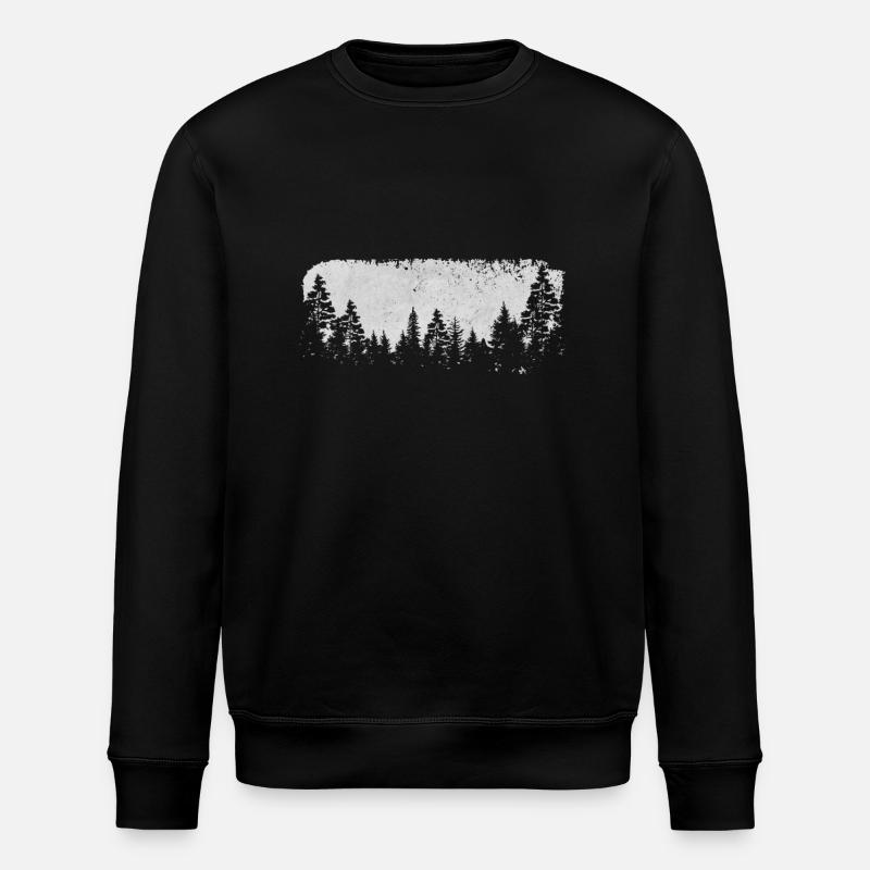 paysage forestier - Sweat bio ROLLER Stanley/Stella Unisexe - noir