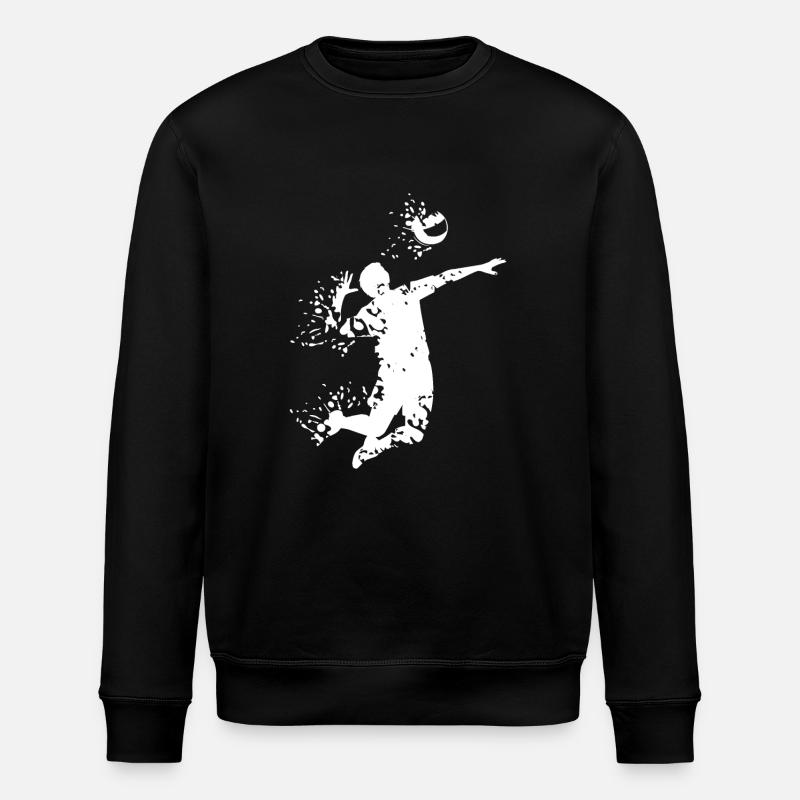 volley- - Sweat bio ROLLER Stanley/Stella Unisexe - noir