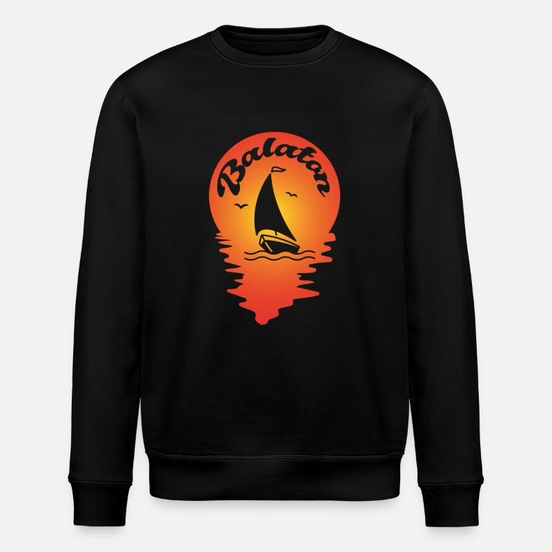 Balaton - Stanley/Stella Unisex Bio-Sweatshirt ROLLER - Schwarz