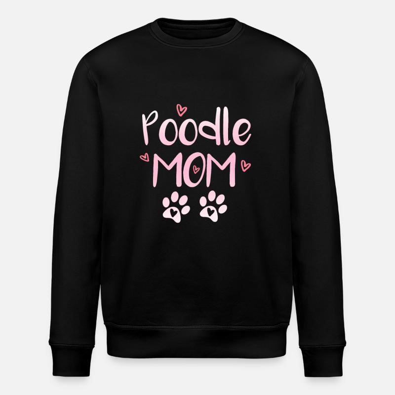 Pudel Mama - Stanley/Stella Unisex Bio-Sweatshirt ROLLER - Schwarz