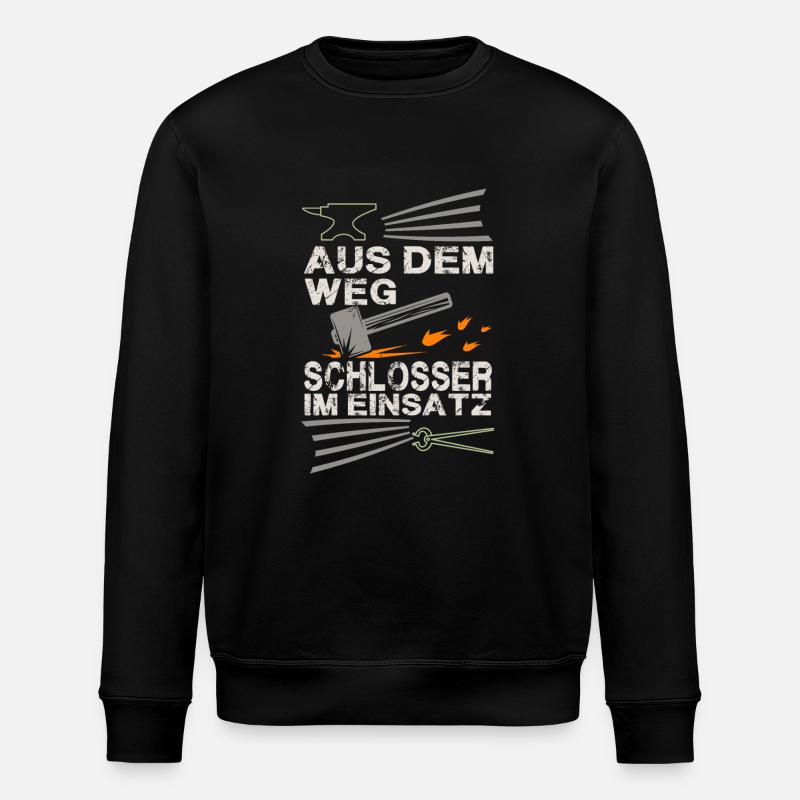 locksmith - Stanley/Stella ROLLER Unisex Organic Sweatshirt - black