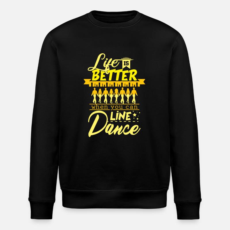 Linedance - Stanley/Stella ROLLER Unisex Organic Sweatshirt - black
