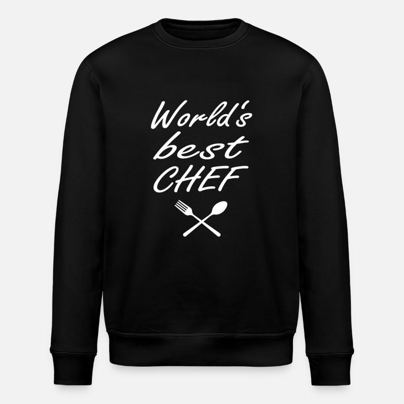Meilleur chef du monde - Sweat bio ROLLER Stanley/Stella Unisexe - noir