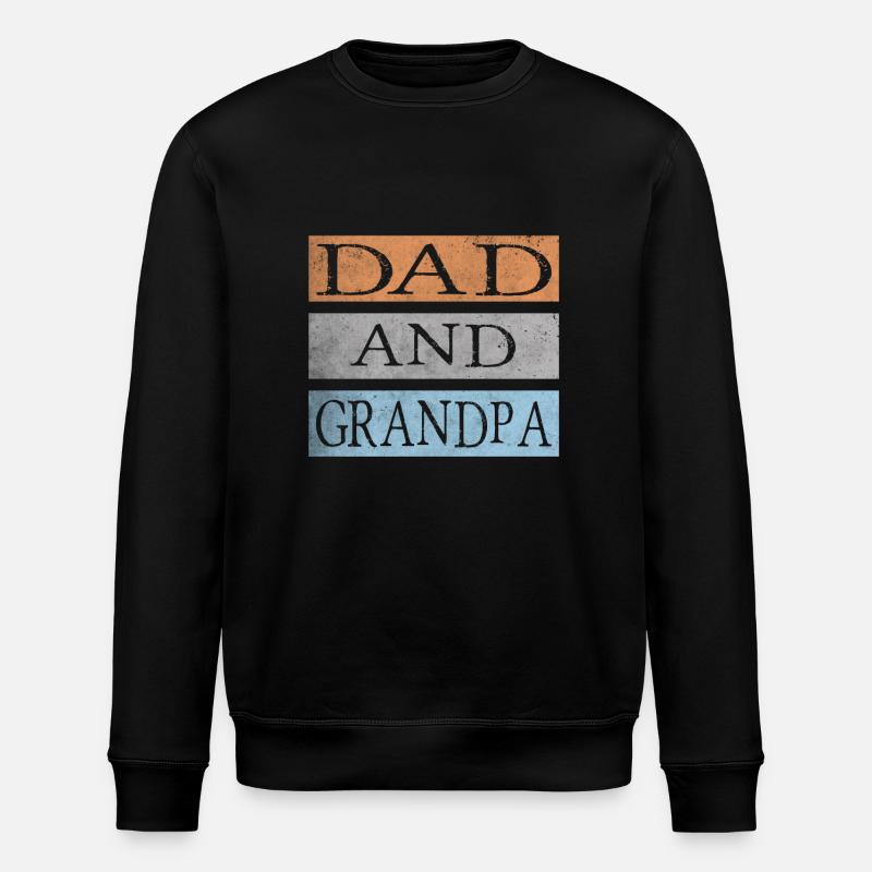 Papa et grand-père - Sweat bio ROLLER Stanley/Stella Unisexe - noir