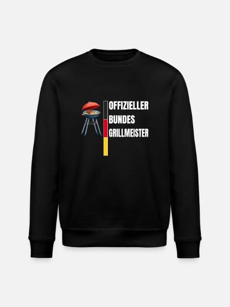 Official Federal GrillMaster Grill & Barbecue - Stanley/Stella ROLLER Unisex Organic Sweatshirt - black