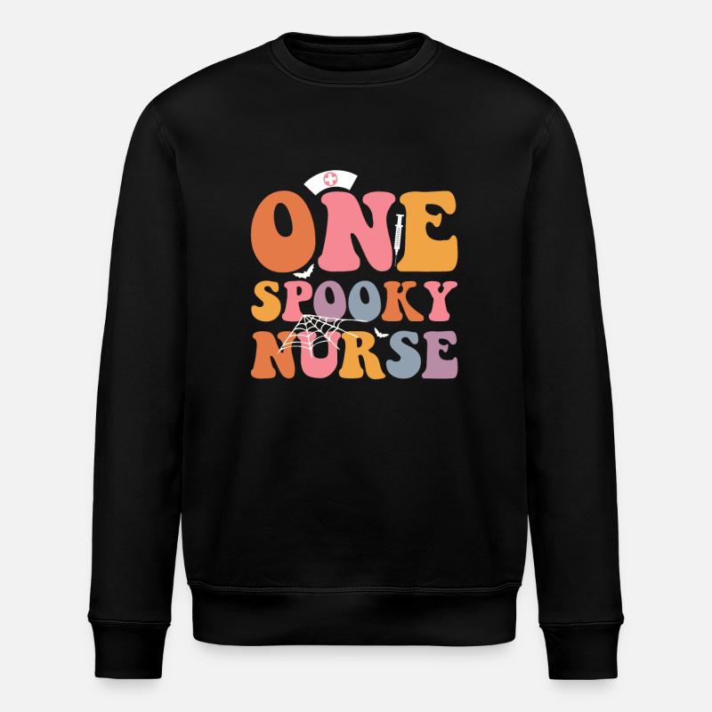 A scary - Stanley/Stella ROLLER Unisex Organic Sweatshirt - black