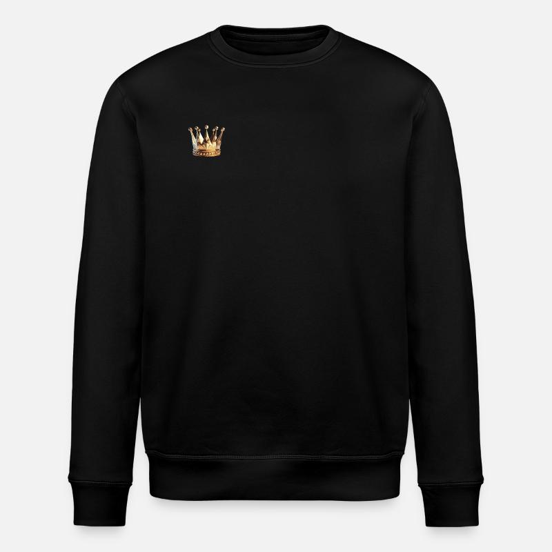 Crown Polygon - Stanley/Stella ROLLER Unisex Organic Sweatshirt - black