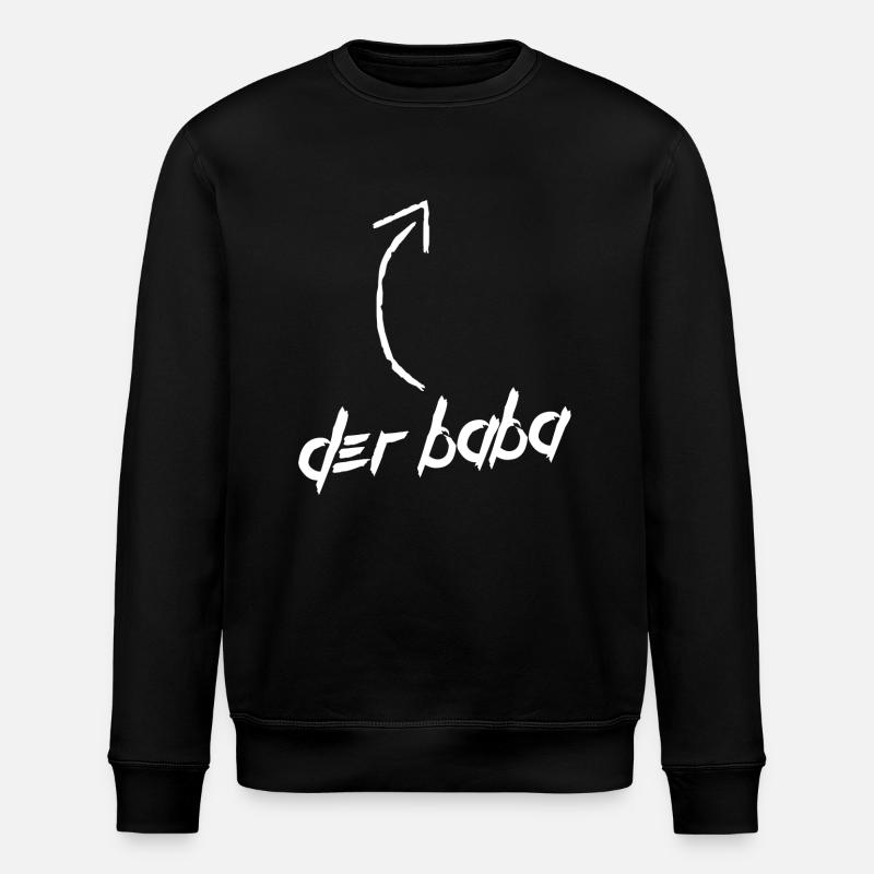 DER BABA - Stanley/Stella Unisex Bio-Sweatshirt ROLLER - Schwarz