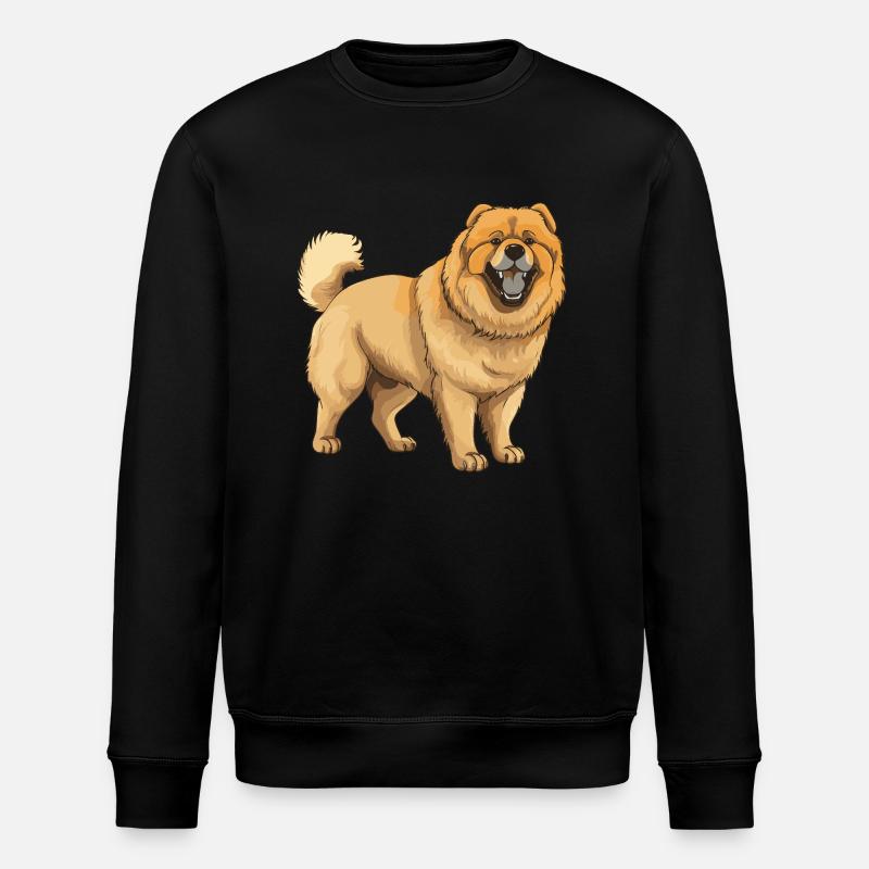 Chow Chow Chien - Sweat bio ROLLER Stanley/Stella Unisexe - noir