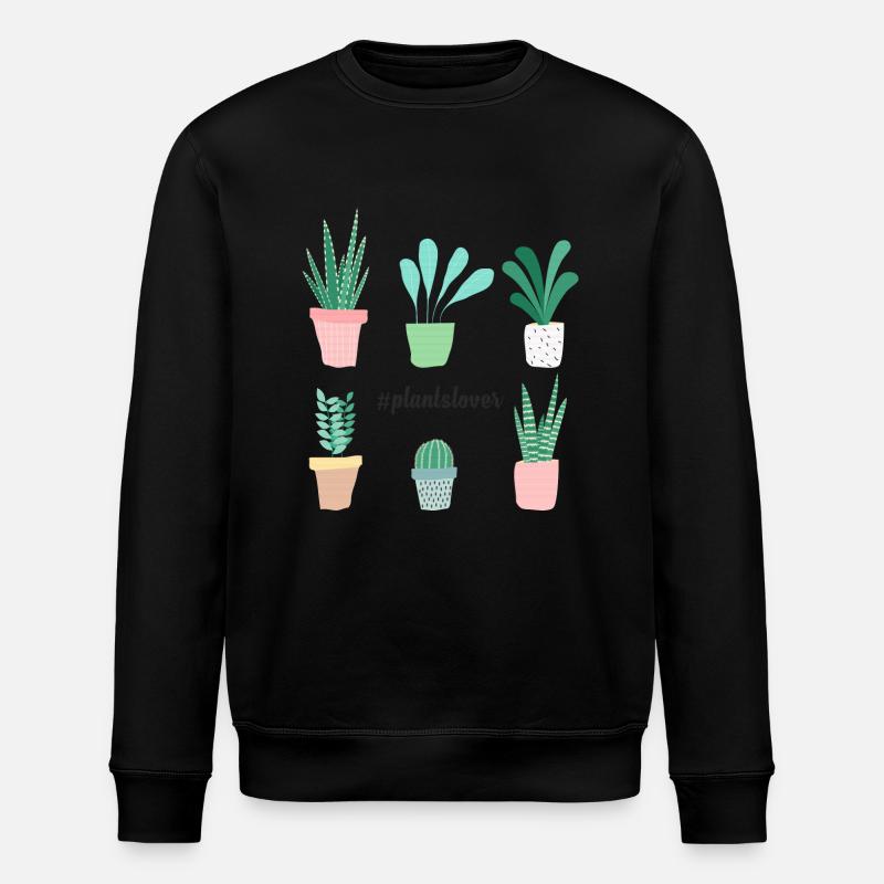 Plantslover - Stanley/Stella Unisex Bio-Sweatshirt ROLLER - Schwarz