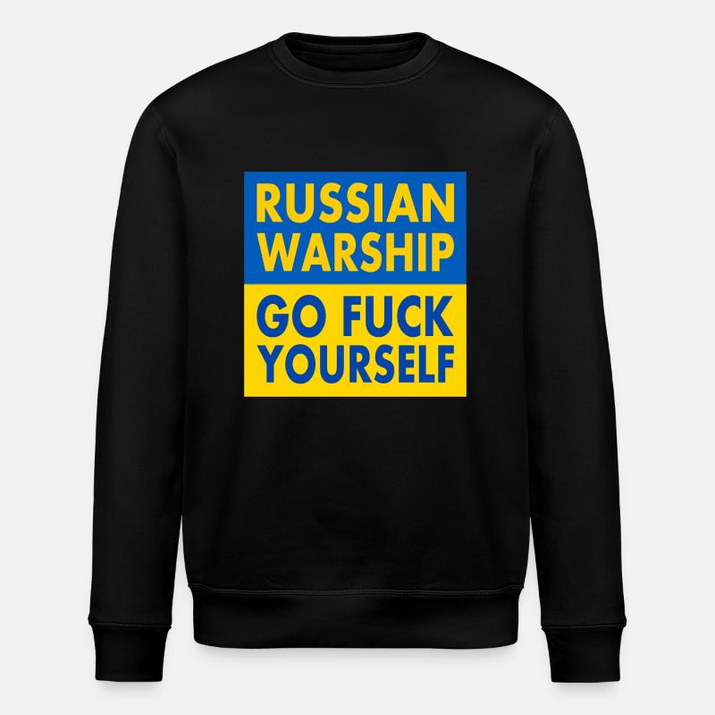 russian warship go f yourself - Sweat bio ROLLER Stanley/Stella Unisexe - noir