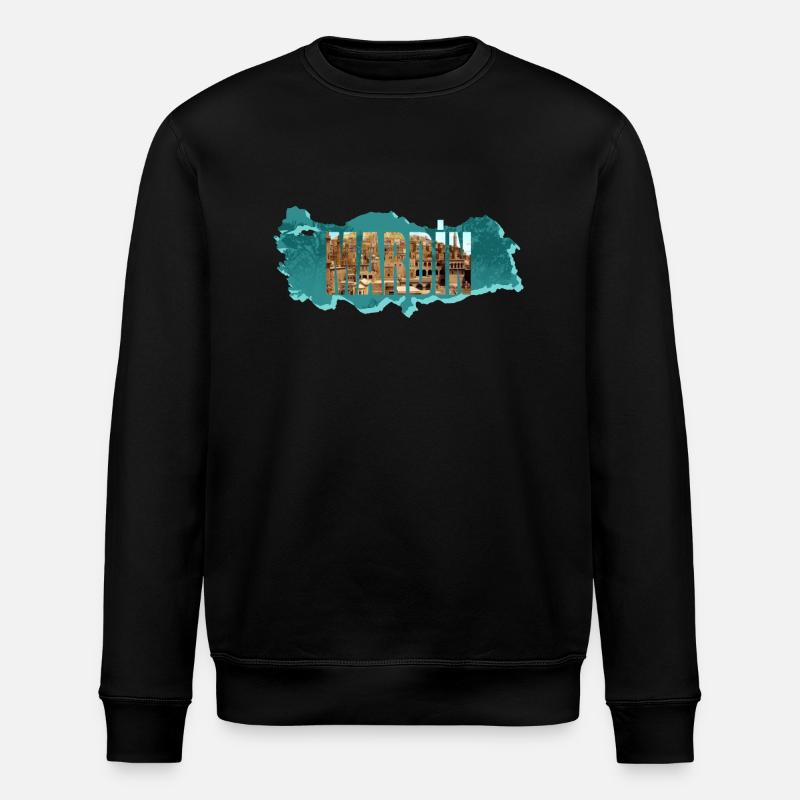mardin panorama - Stanley/Stella Unisex Bio-Sweatshirt ROLLER - Schwarz