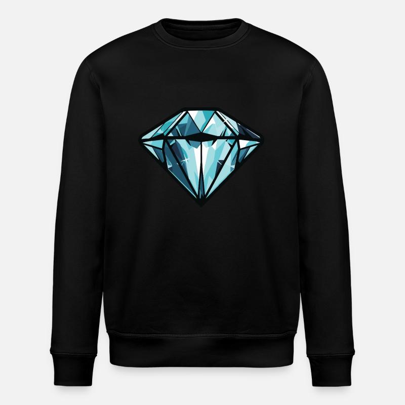 Symbole du diamant - Sweat bio ROLLER Stanley/Stella Unisexe - noir
