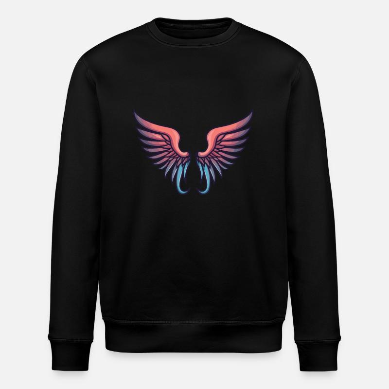 Icône des ailes - Sweat bio ROLLER Stanley/Stella Unisexe - noir
