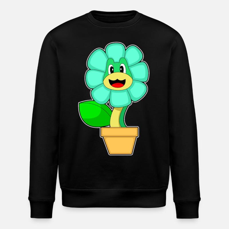 Fleur de serpent - Sweat bio ROLLER Stanley/Stella Unisexe - noir