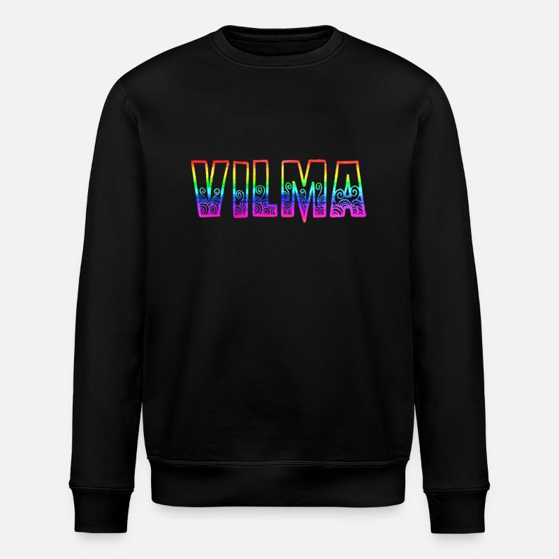 vilma rs arc-en-ciel - Sweat bio ROLLER Stanley/Stella Unisexe - noir