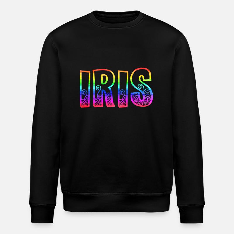 iris rs rainbow - Stanley/Stella ROLLER Unisex Organic Sweatshirt - black