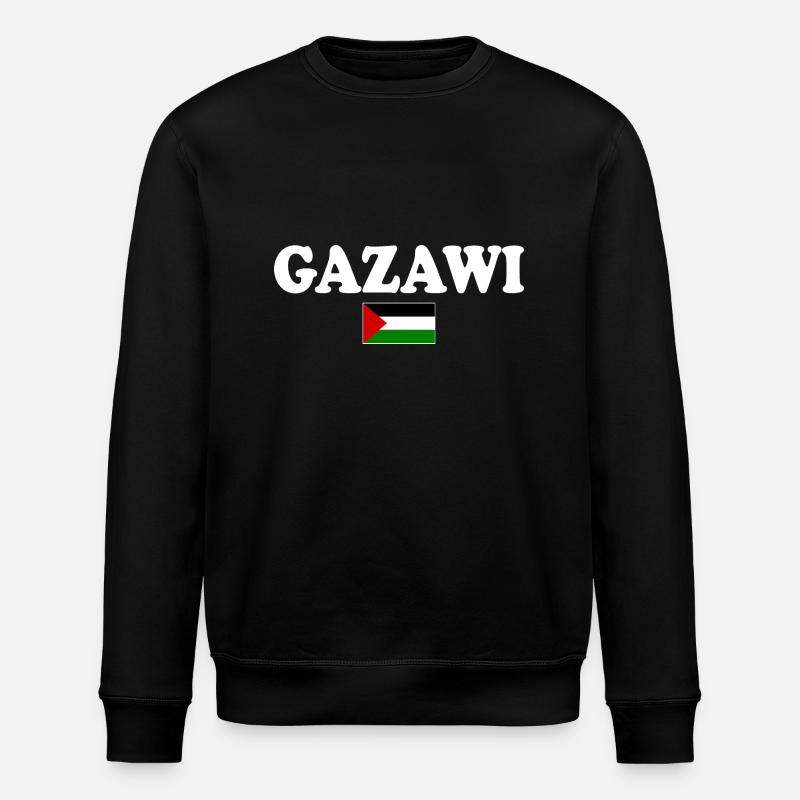 Gazawi gaza - Stanley/Stella Unisex Bio-Sweatshirt ROLLER - Schwarz