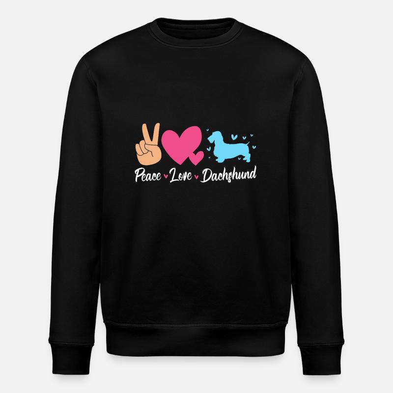 Wire-haired Dachshund Dachshund - Stanley/Stella ROLLER Unisex Organic Sweatshirt - black