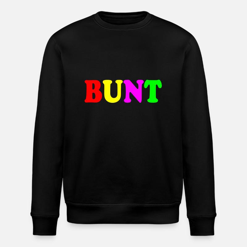 Bunt - Stanley/Stella Unisex Bio-Sweatshirt ROLLER - Schwarz
