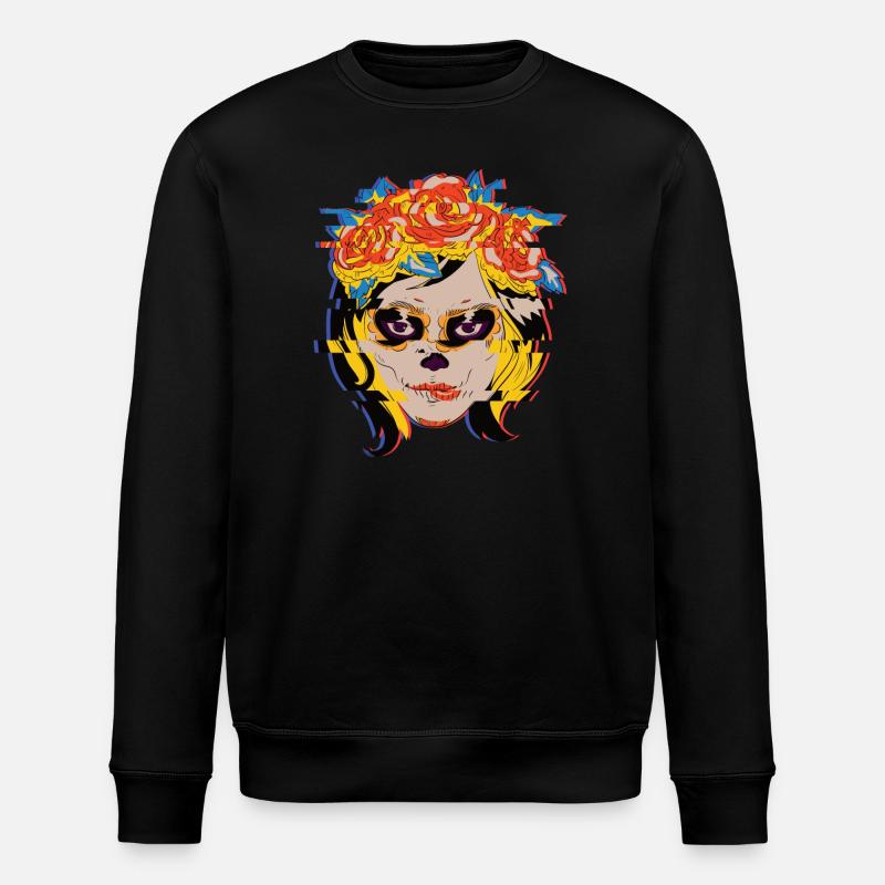 Day Of The Dead - Stanley/Stella Unisex Bio-Sweatshirt ROLLER - Schwarz