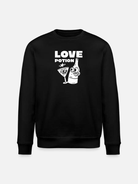 Love Potion - Stanley/Stella ROLLER Unisex Organic Sweatshirt - black