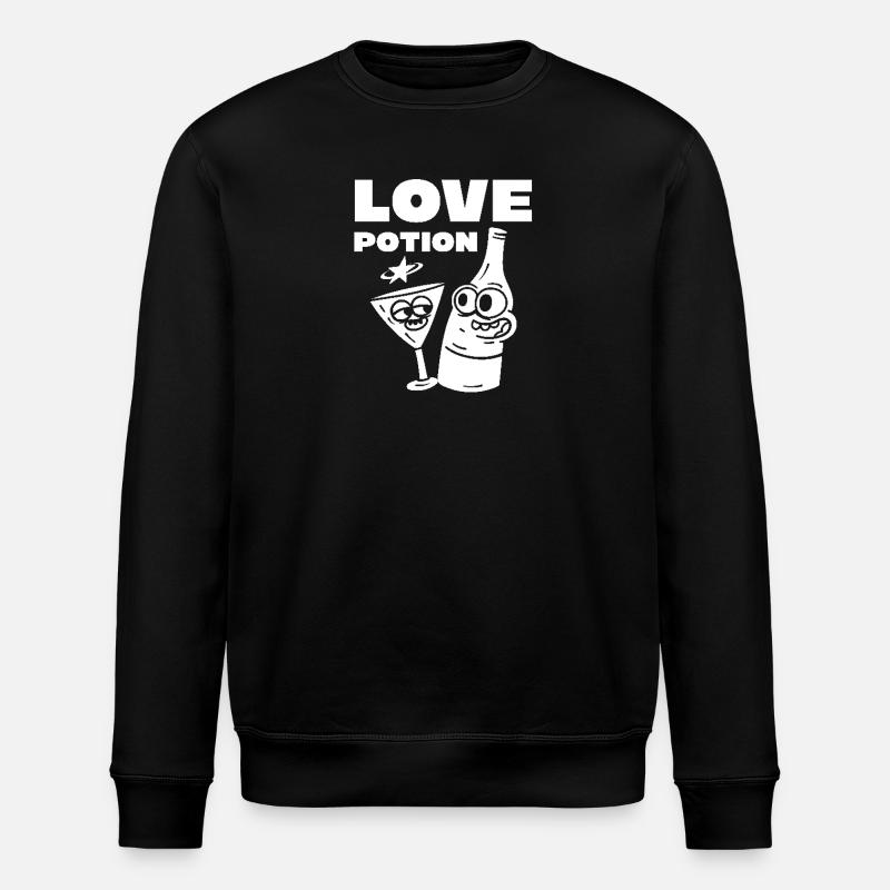 Love Potion - Stanley/Stella Unisex Bio-Sweatshirt ROLLER - Schwarz
