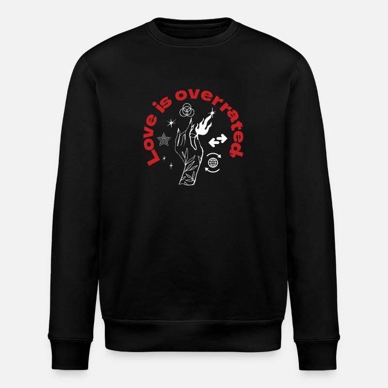 Saint-Valentin Singel - Sweat bio ROLLER Stanley/Stella Unisexe - noir