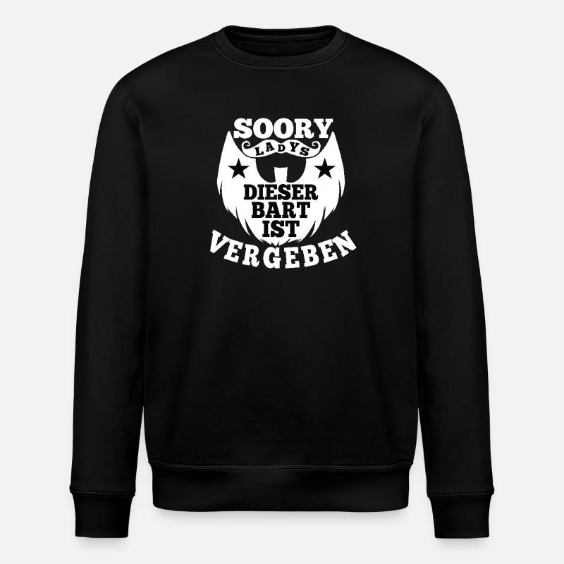 Drôle de Saint-Valentin - Sweat bio ROLLER Stanley/Stella Unisexe - noir