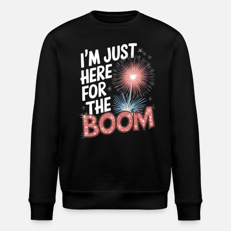 Pyrotechniker Feuerwerk Pyrotechnik - Stanley/Stella Unisex Bio-Sweatshirt ROLLER - Schwarz
