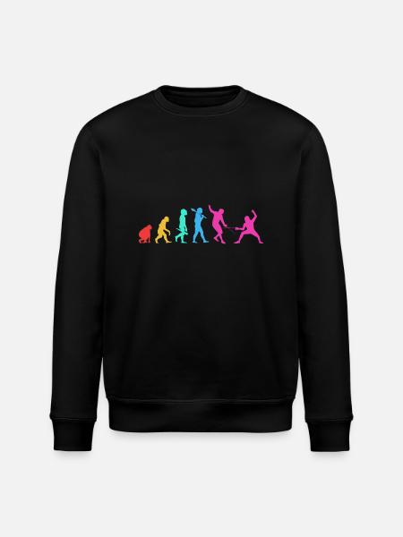 Fencing - Stanley/Stella ROLLER Unisex Organic Sweatshirt - black