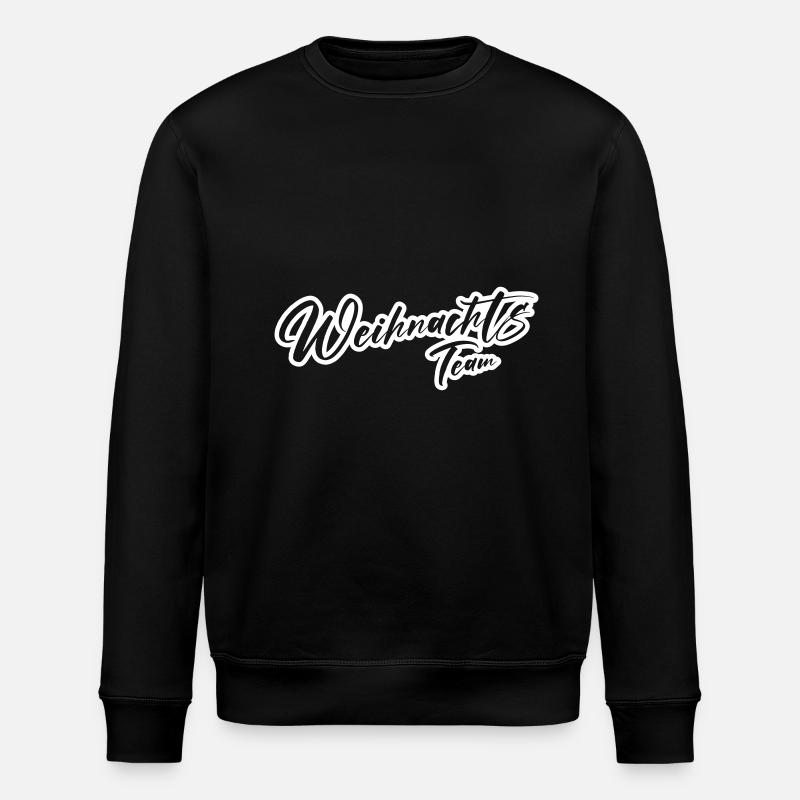 Christmas Team Christmas - Stanley/Stella ROLLER Unisex Organic Sweatshirt - black