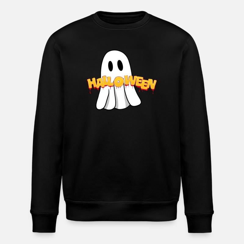 Fantôme d’Halloween - Sweat bio ROLLER Stanley/Stella Unisexe - noir