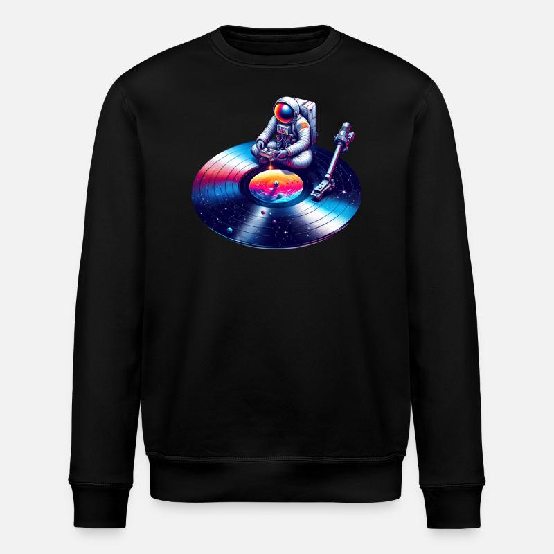 Kosmischer Klang - Stanley/Stella Unisex Bio-Sweatshirt ROLLER - Schwarz