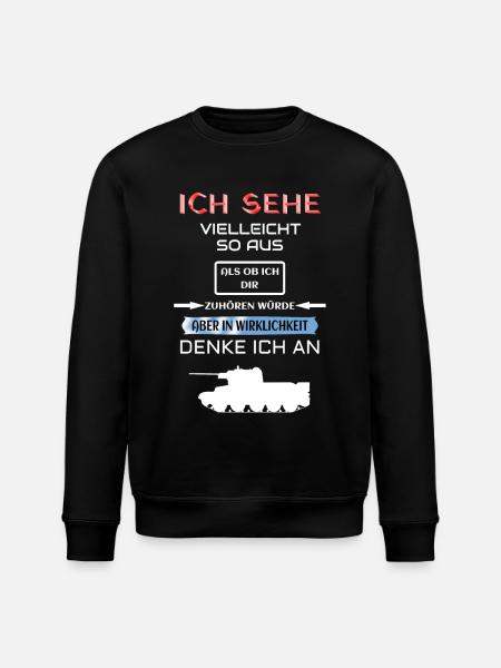 Panzer - Stanley/Stella Unisex Bio-Sweatshirt ROLLER - Schwarz