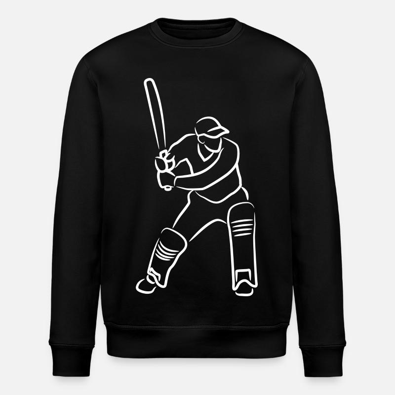 Garçon de cricket - Sweat bio ROLLER Stanley/Stella Unisexe - noir