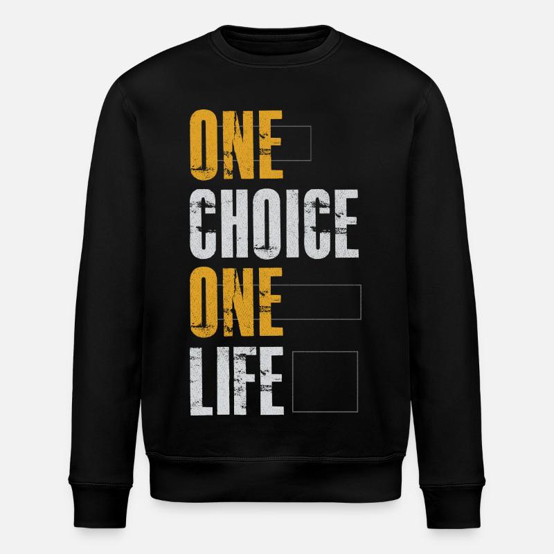 Un choix, une vie - Sweat bio ROLLER Stanley/Stella Unisexe - noir
