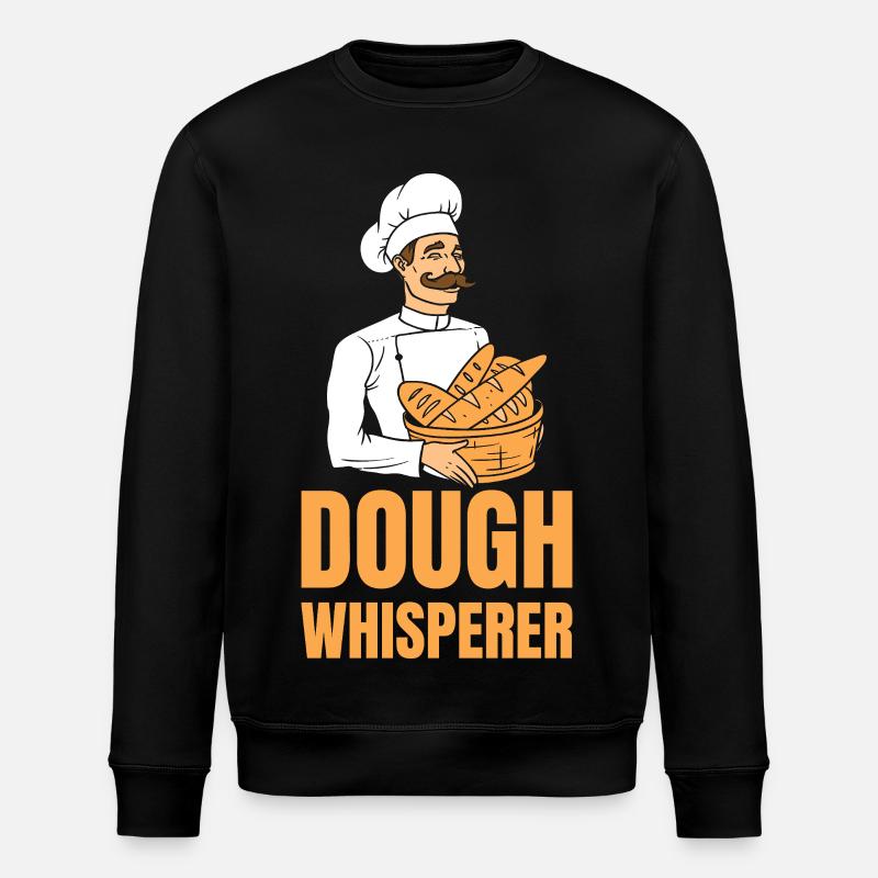 Bäcker Dough Whisperer - Stanley/Stella Unisex Bio-Sweatshirt ROLLER - Schwarz