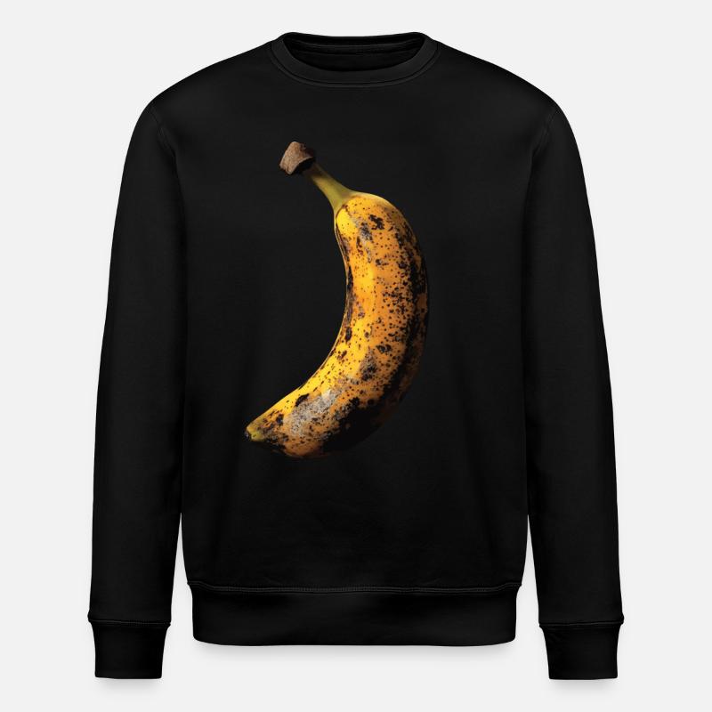 Banane - Stanley/Stella Unisex Bio-Sweatshirt ROLLER - Schwarz