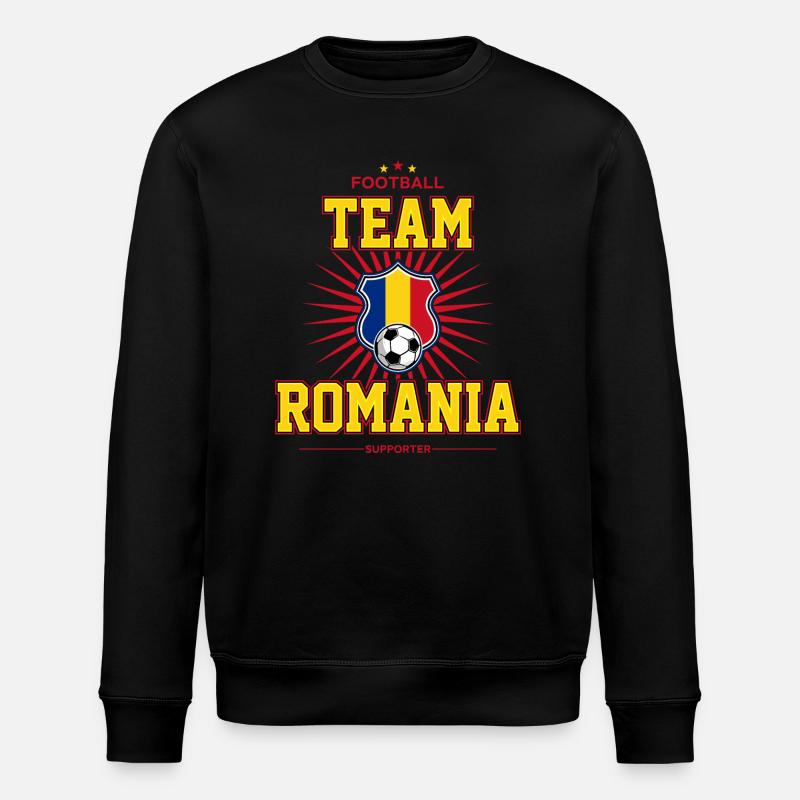 Romania - Stanley/Stella Unisex Bio-Sweatshirt ROLLER - Schwarz