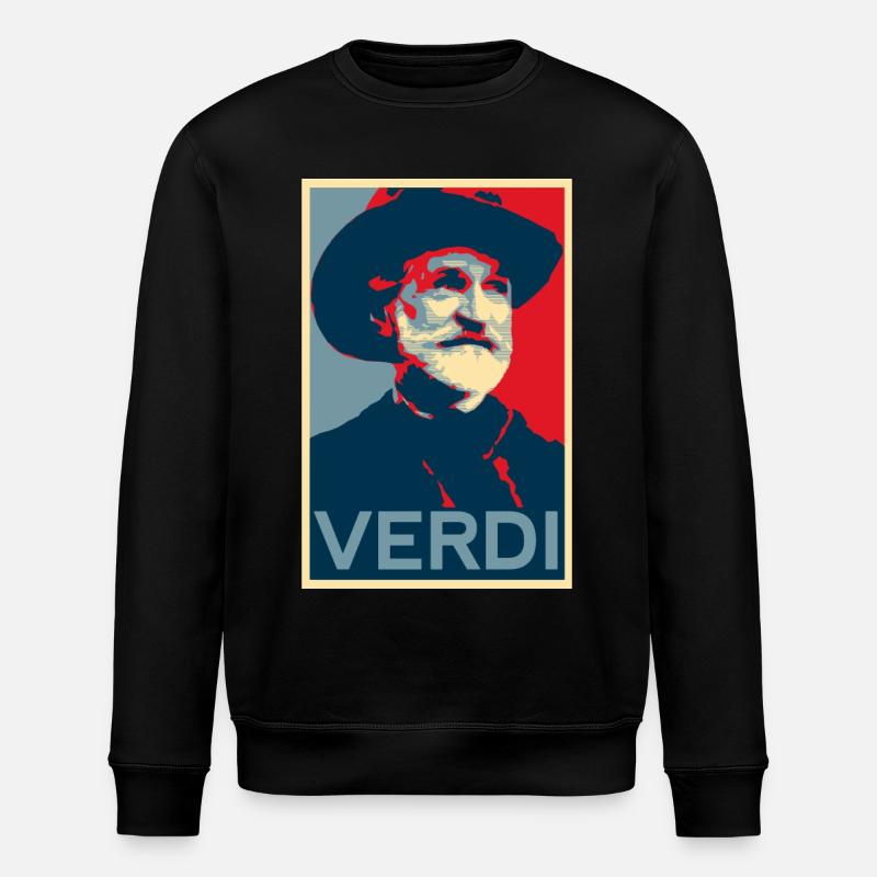 Giuseppe Verdi - Stanley/Stella ROLLER Unisex Organic Sweatshirt - black