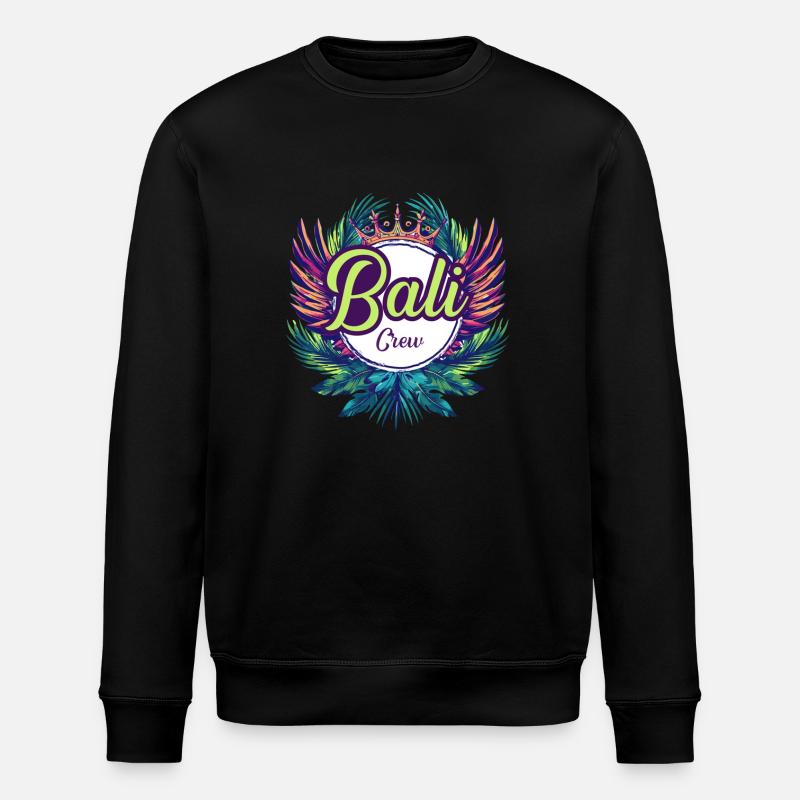 Vacances Bali Crew - Sweat bio ROLLER Stanley/Stella Unisexe - noir