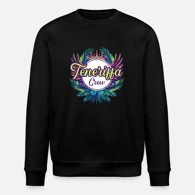 Vacances Tenerife Crew - Sweat bio ROLLER Stanley/Stella Unisexe - noir